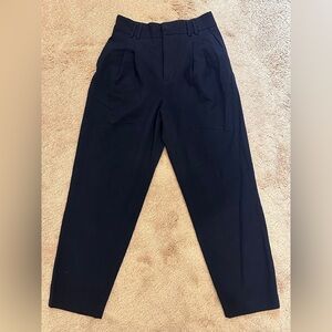 Zara navy blue trouser pants